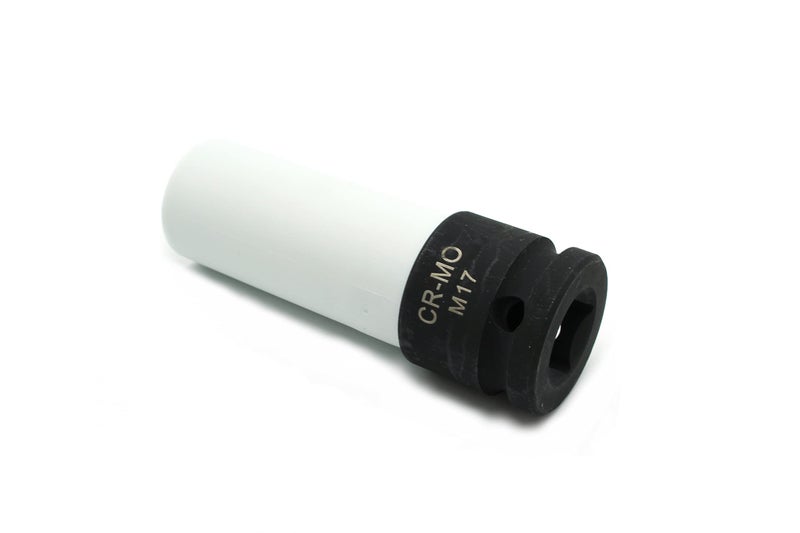 TEMO 1/2 Inch Drive 17mm Mercedes Benz Wheel Locking Socket 3.35" Long - Image 1